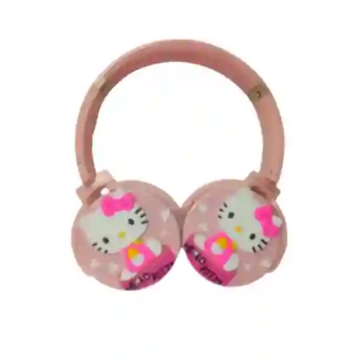 Auricular Diadema Bluetooth Niños Diseños Clases Virtuales Inalambrica Hello Kitty Rosa