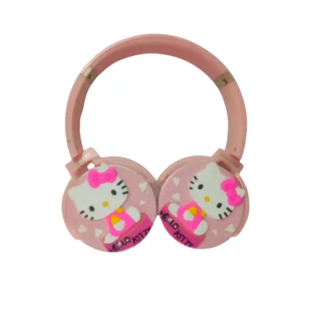 Auricular Diadema Bluetooth Niños Diseños Clases Virtuales Inalambrica Hello Kitty Rosa