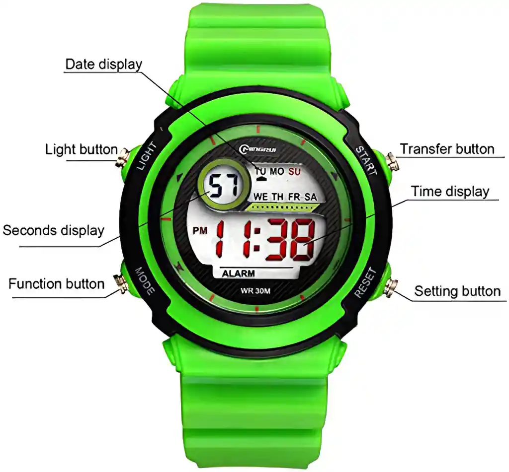 Reloj Niño Niña Digital Impermeable + Estuche