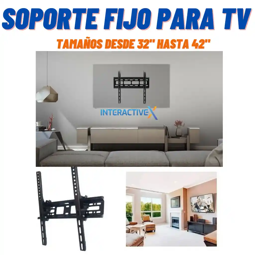 Soporte Fijo Base Para Televisor Ht-001 De 32 A 42 Pulgadas