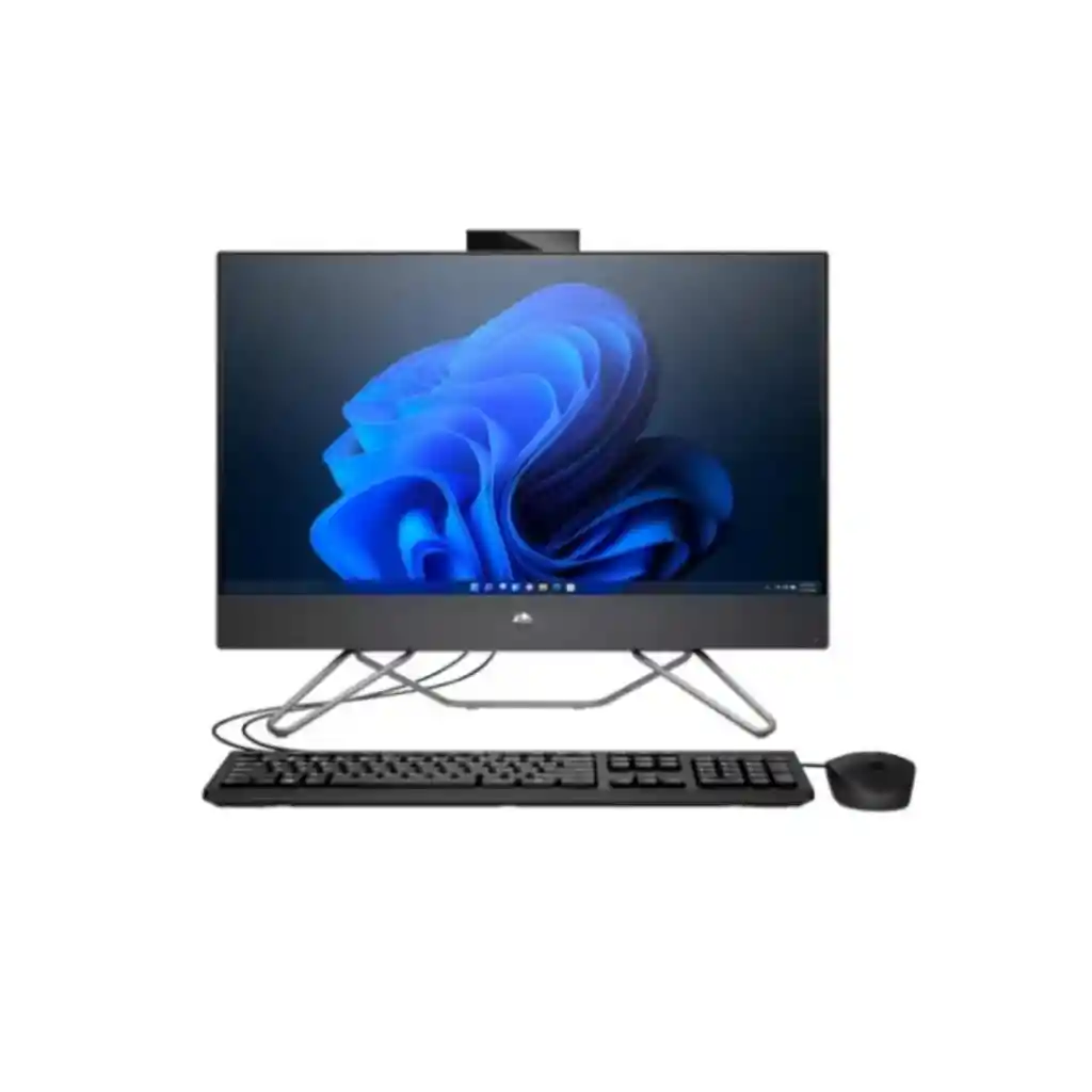 Aio Hp 240 G09, Intel Core I3 1215u, Ssd 256gb, Ddr4 8gb, No Dvd, Pantalla 23.8" Fhd Led, Freedos, Negro (91d34la#abm)