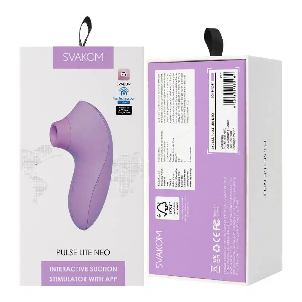 Succionador Pulse Lite Morado Svakom