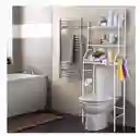 Organizador De Baño Estantería Mueble Ahorrador De Espacio 3 Color Blanco