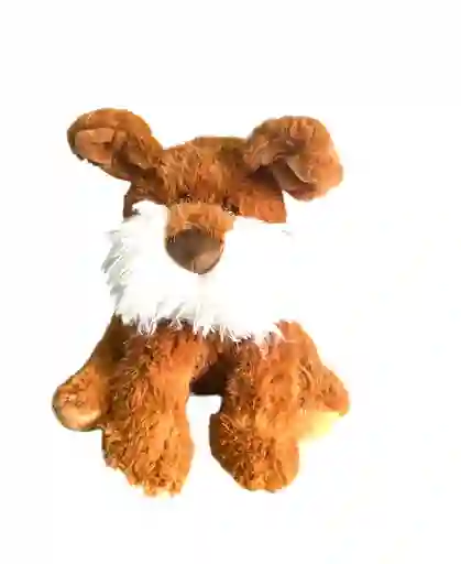 Perro Schnauzer De Peluche Café Finas Texturas