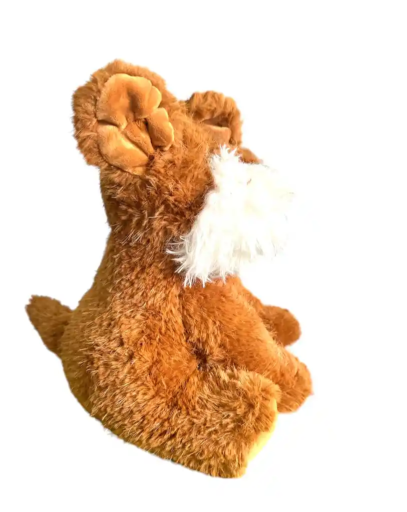 Perro Schnauzer De Peluche Café Finas Texturas