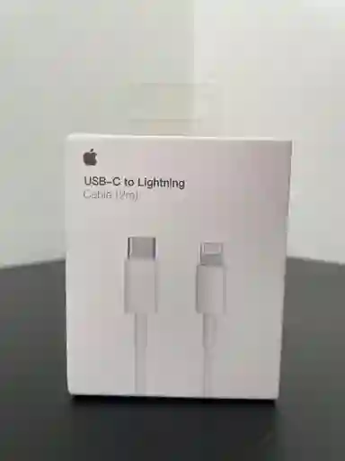 Cable Iphone Usb‑c A Lightning De 2 Metros Blanco