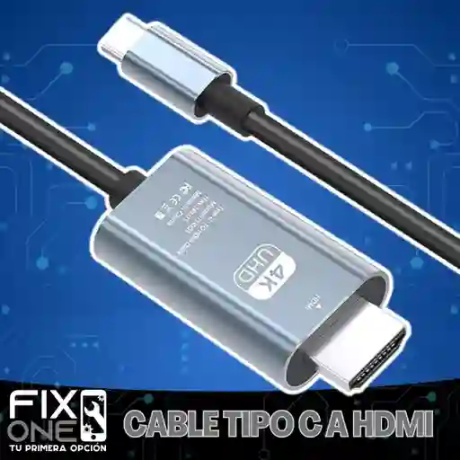 Cable Tipo C A Hdmi 4k