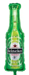 Globo Metalizado Botella De Cerveza Heineken