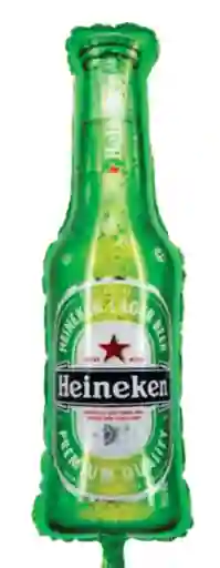 Globo Metalizado Botella De Cerveza Heineken