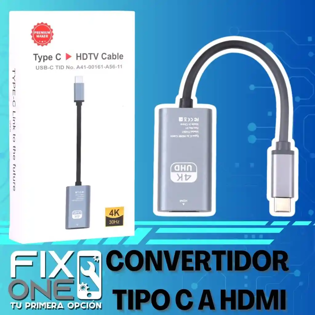 Convertidor Tipo C A Hdmi