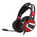 Diadema Premiun Pc Gamers Phoinikas H-4 Bocina 50mm Color Rojo