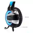 Diadema Premiun Pc Gamers Phoinikas H-4 Bocina 50mm Color Azul