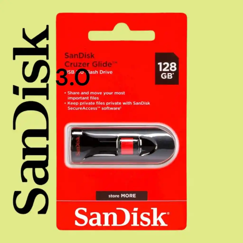 Memoria Usb Sandisk 128gb Cruzer Glide 3.0