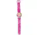 Reloj Niñas Digital Luces Tapa Infantil Barbie 3d