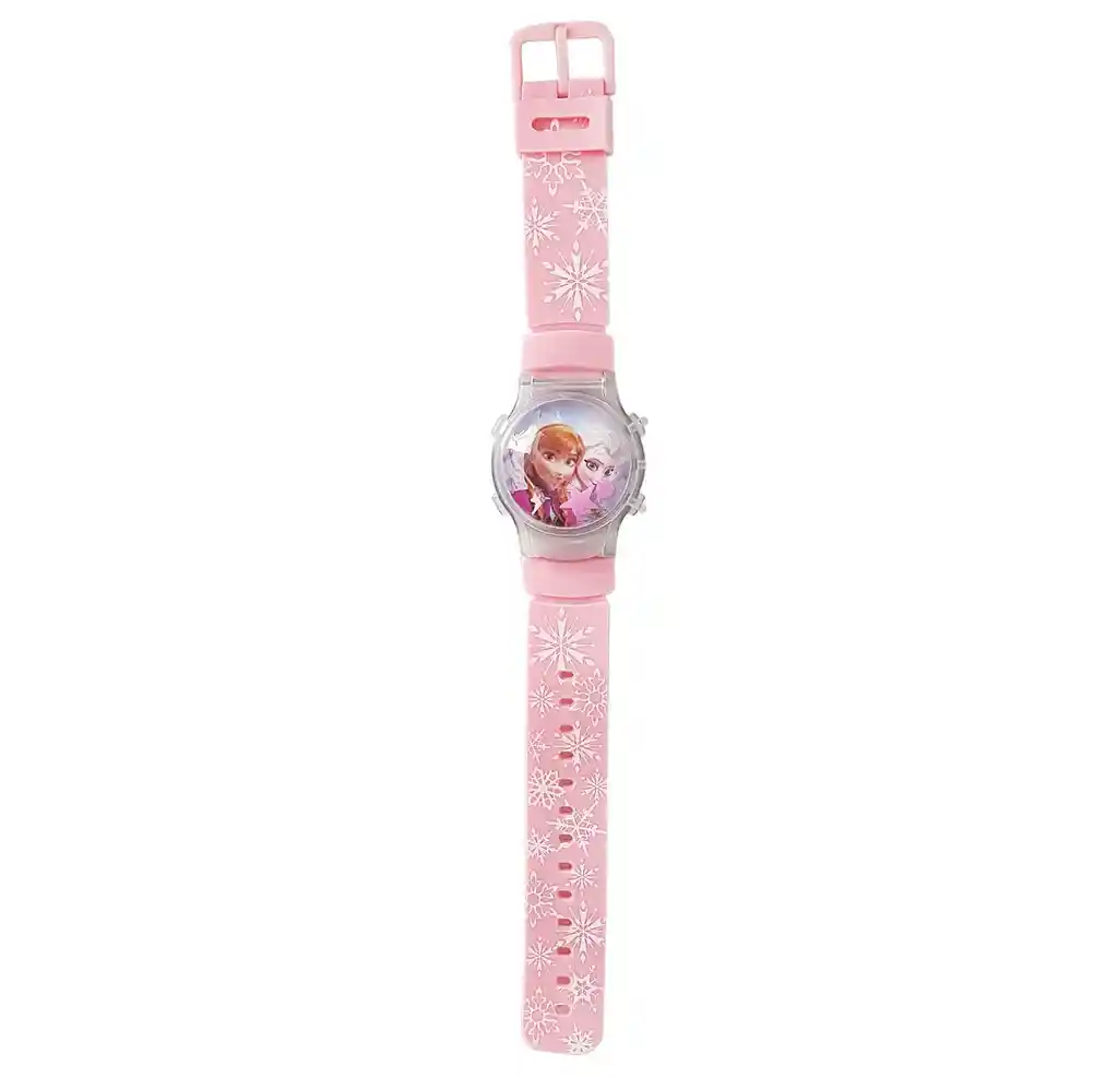 Reloj Niñas Digital Luces Tapa Infantil Elsa Frozen 3d