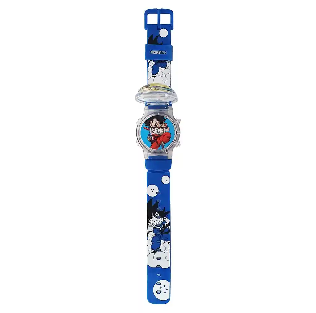 Reloj Niños Digital Luces Tapa Infantil Dragon Ball Goku