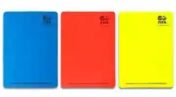 Tarjetas Arbitro Afa Fifa Oficiales Referee Roja + Amarilla + Azul