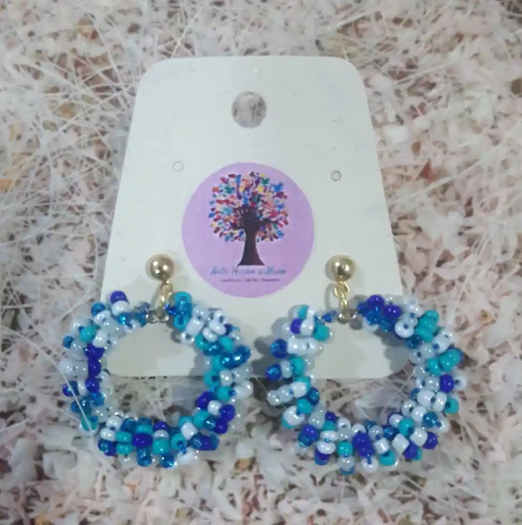 Aretes Azul Celeste