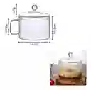 Olla Cacerola Transparente De Vidrio Templado Cocina Tapa