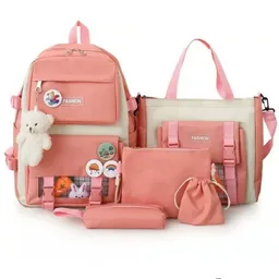 Morral Maleta Combo 5 Piezas Para El Colegio