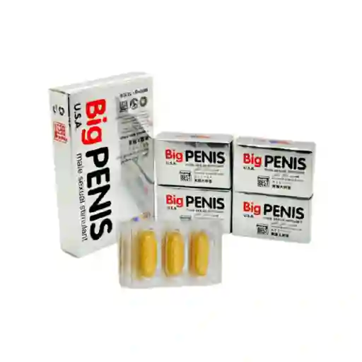 Potenciador Estimulante Bigpenis Usa X12 Capsulas