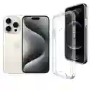 Case Carcasa Transparente Para Iphone 15 Pro Anti Impacto