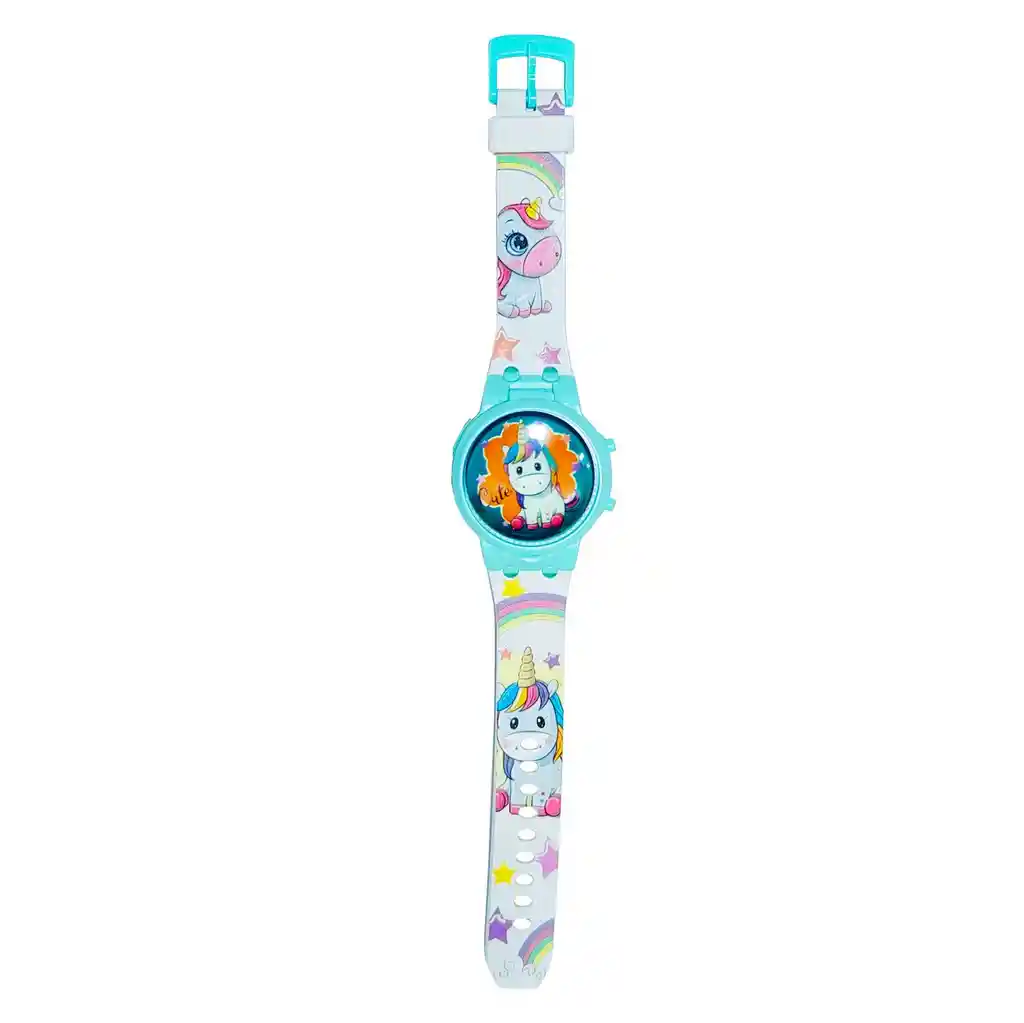 Reloj Niñas Digital Tapa Infantil Unicornio 360 Pony Niñas