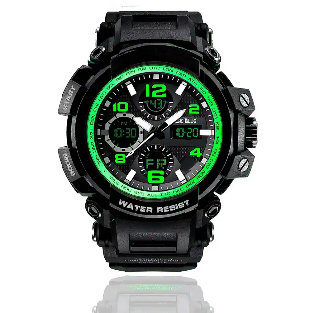 Reloj Deportivo Impermeable Doble Hora