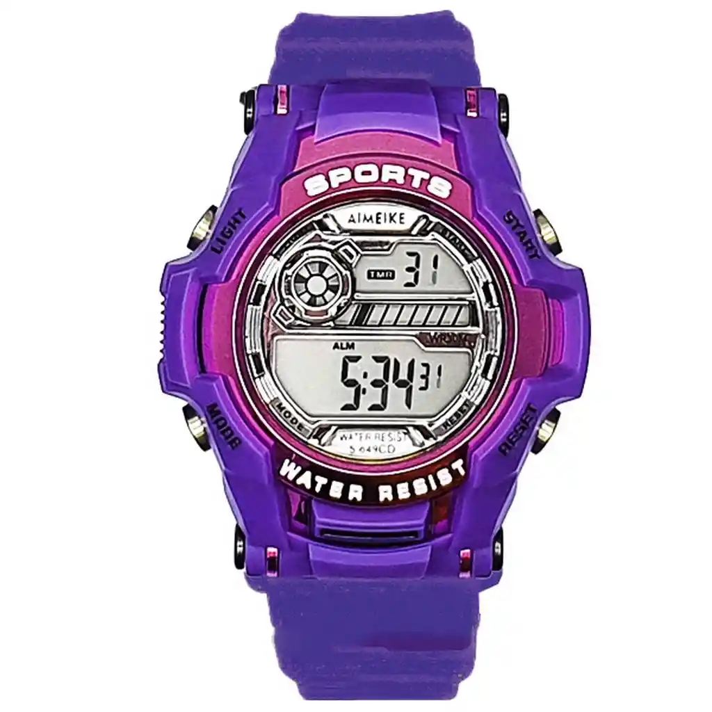 Reloj Digital Impermeable 30 M Deportivo + Estuche