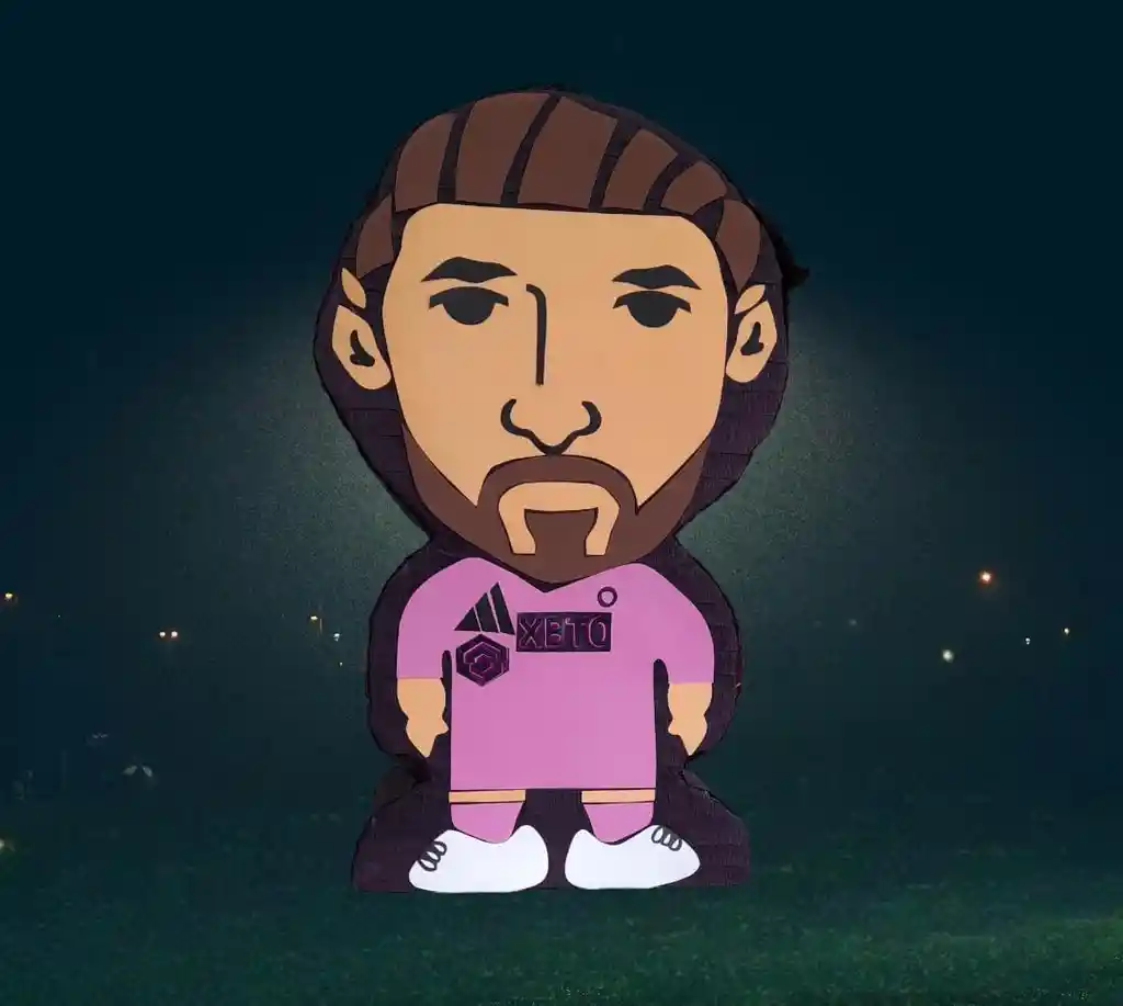 Piñata De Futbol Messi Inter De Miami