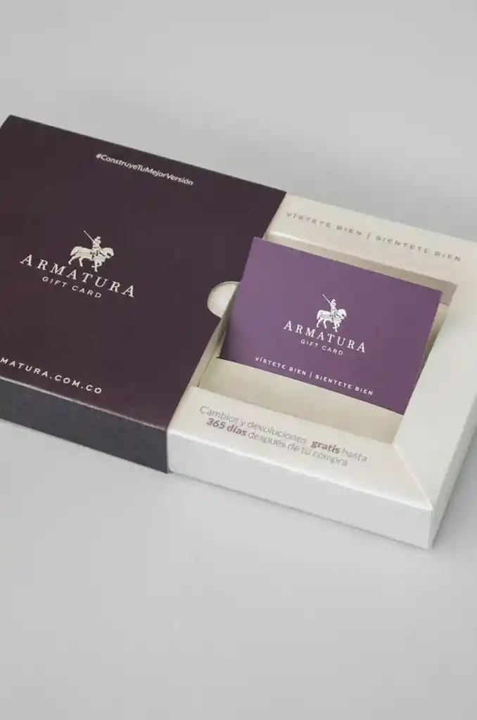Tarjeta De Regalo $300.000 Armatura Con Caja. "el Regalo Perfecto"