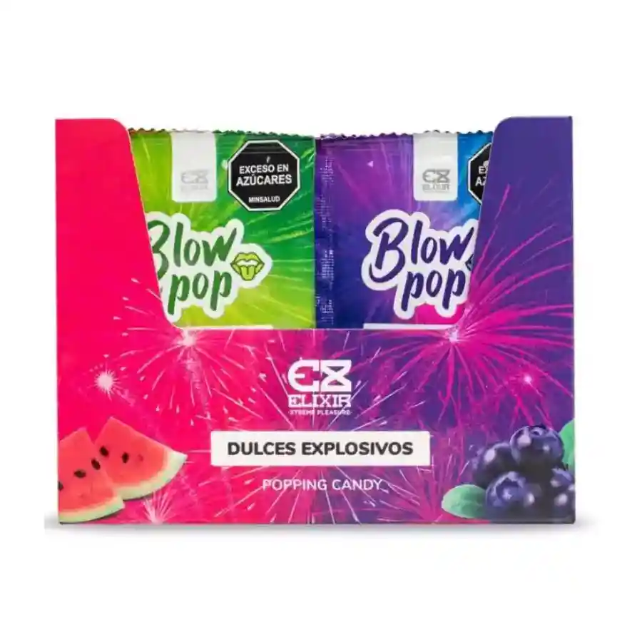 Blow Pop Caja 24 Unidades Elixir