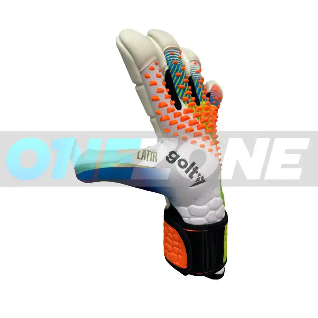 Guantes De Fútbol Talla: 11 Golty Profesional Latir Corte Hibrido/blanco