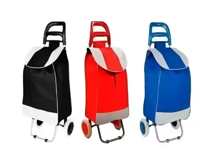 Carrito Para Mandado Plegable Bolso Compras Ruedas