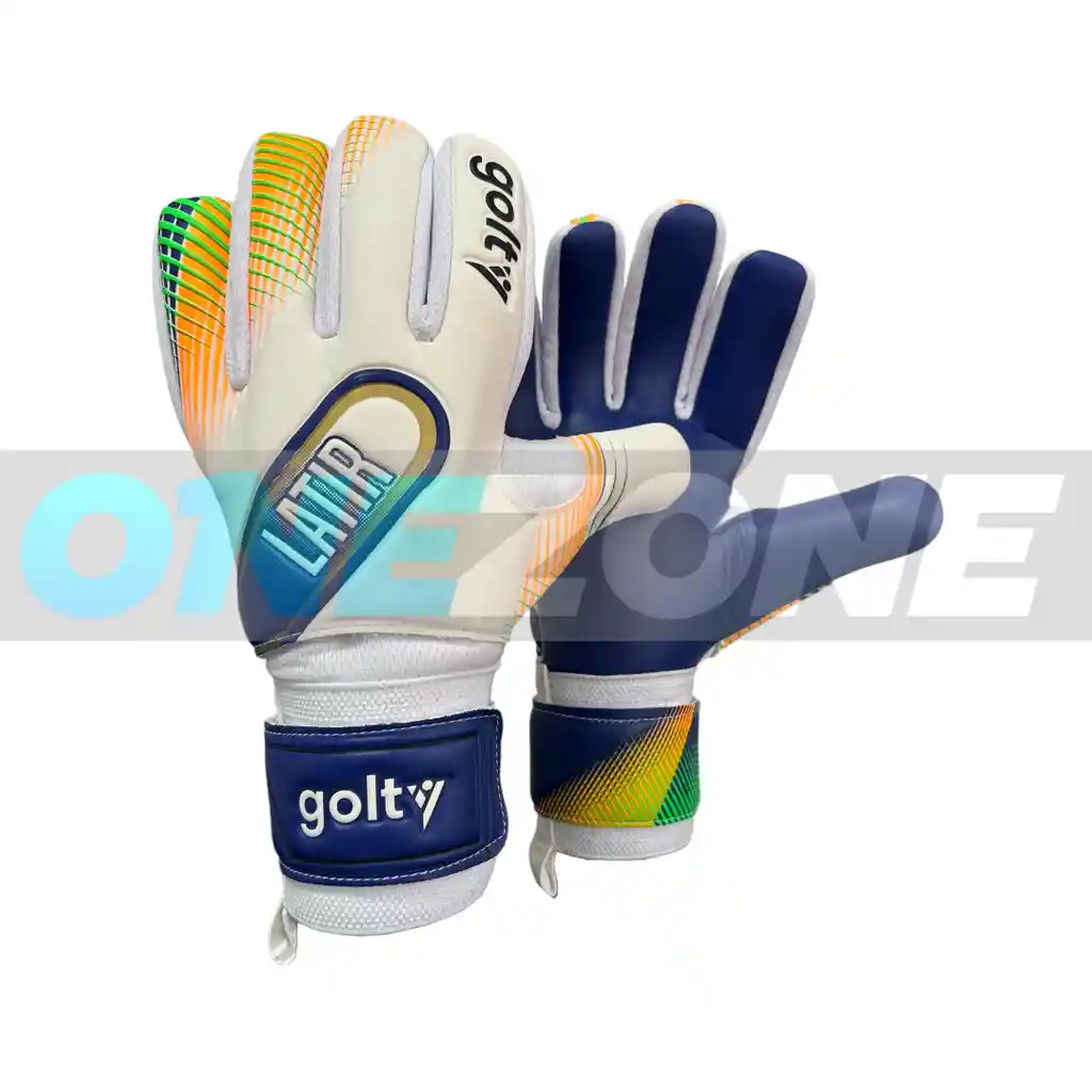 Guantes De Fútbol Talla: 5 Golty Latir Competencia/ Balnco-azul