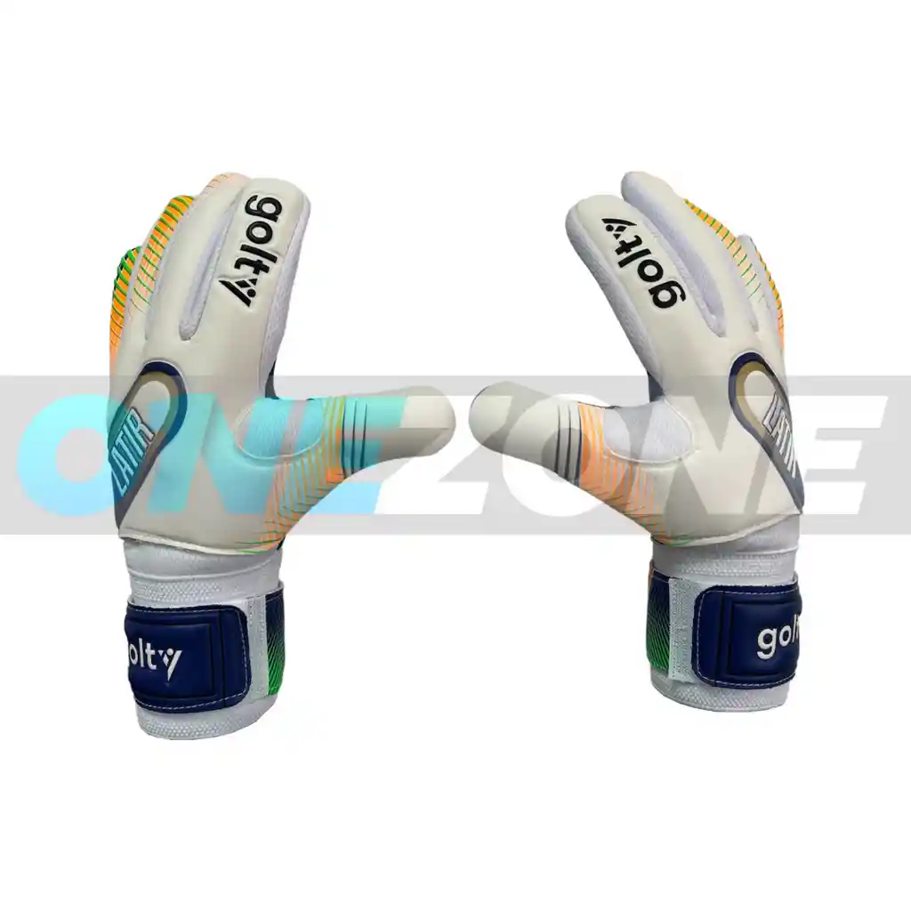 Guantes De Fútbol Talla: 6 Golty Latir Competencia/ Balnco-azul