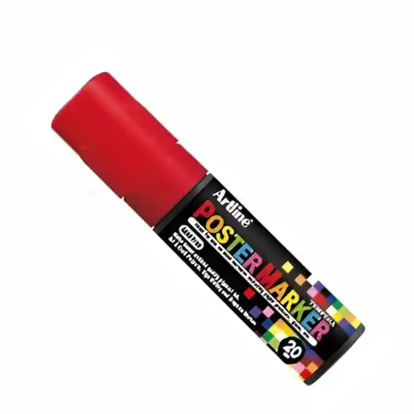 Marcador Vinilo Artline Postermarker 20 Mm Rojo