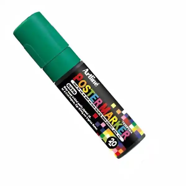 Marcador Vinilo Artline Postermarker 20 Mm Verde