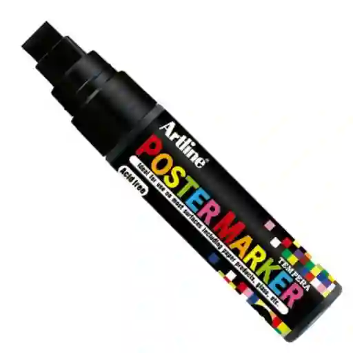 Marcador Vinilo Artline Postermarker 12 Mm Negro