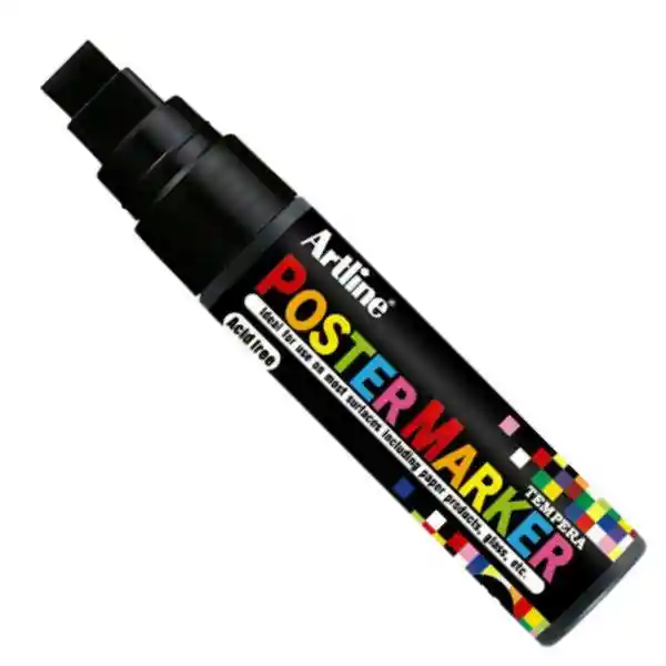 Marcador Vinilo Artline Postermarker 12 Mm Negro