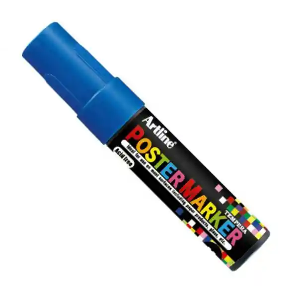 Marcador Vinilo Artline Postermarker 12 Mm Azul