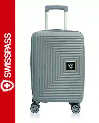 Maleta Pequeña Cristal 18" Gris