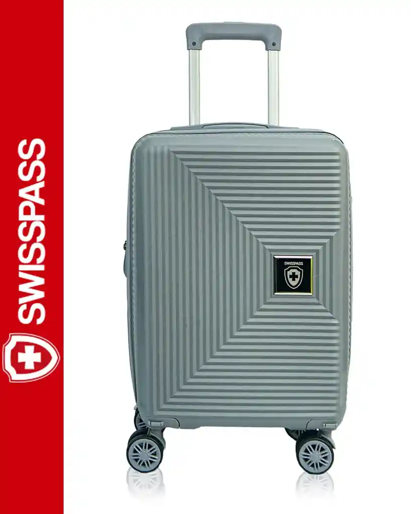 Maleta Pequeña Cristal 18" Gris