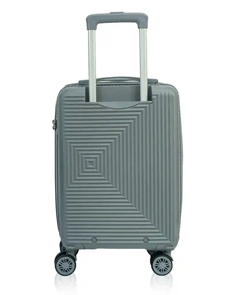 Maleta Pequeña Cristal 18" Gris