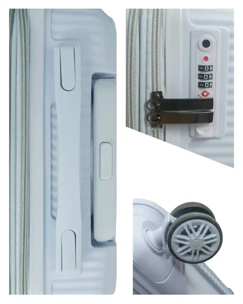 Maleta De Cabina Cristal 20" Hielo