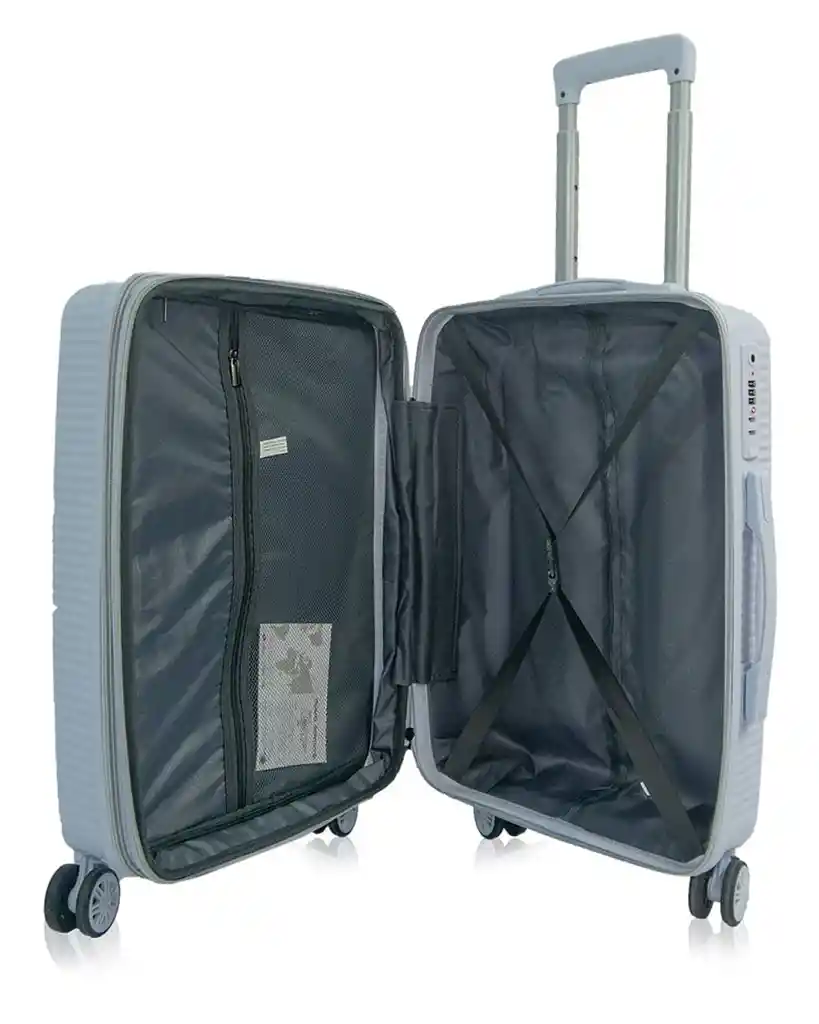 Maleta De Cabina Cristal 20" Hielo