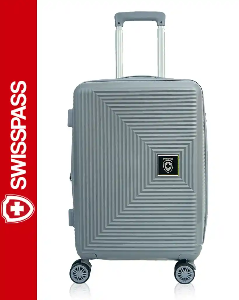 Maleta De Cabina Cristal 20" Gris