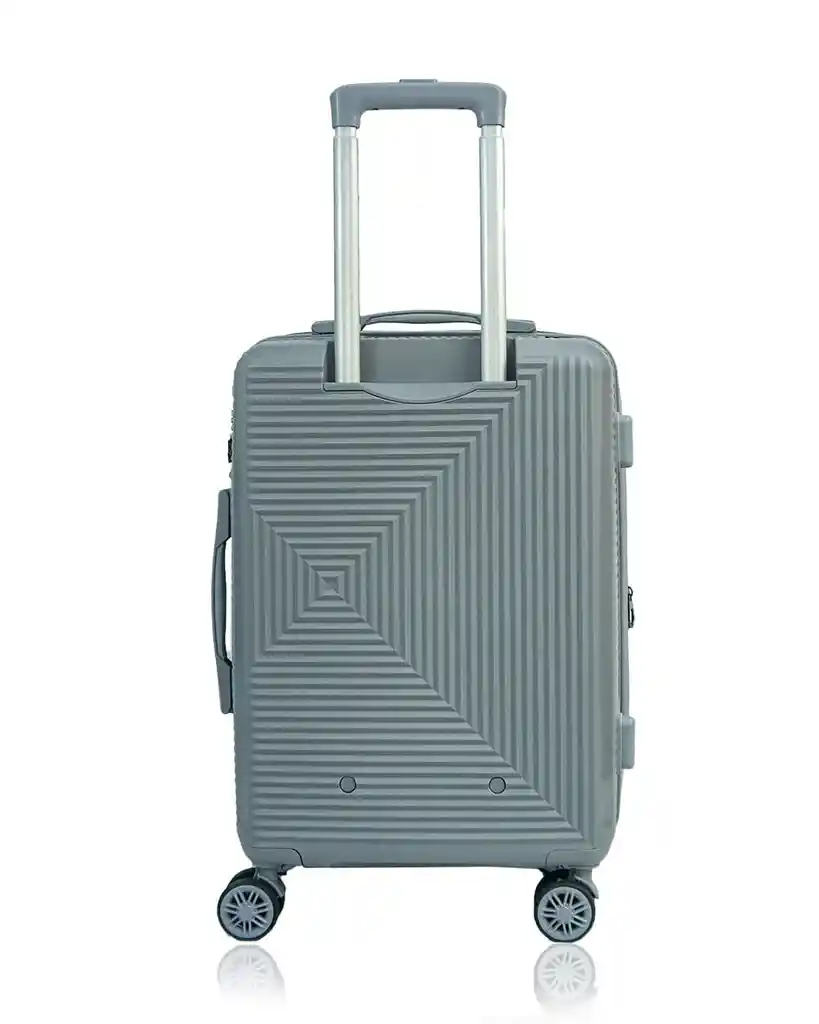 Maleta De Cabina Cristal 20" Gris