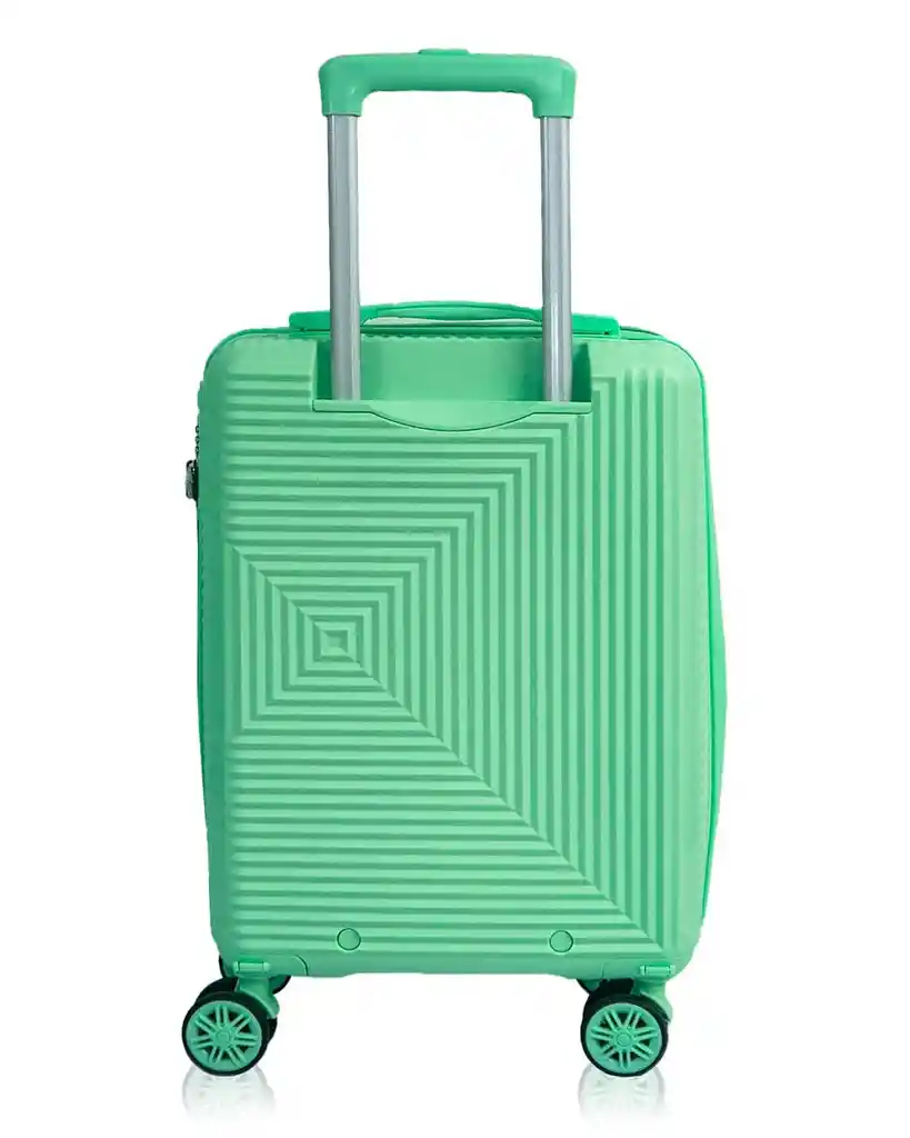 Maleta Pequeña Cristal 18" Turquesa