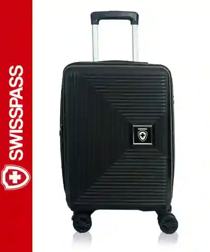 Maleta Pequeña Cristal 18" Negro